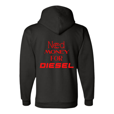 Pullover Hooded Sweatshirt Mens Need Money for Diesel